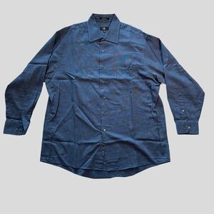 CALVIN KLEIN | BLUE | LONG SLEEVE | BUTTON UP | SIZE: XL | EXCELLENT CONDITION